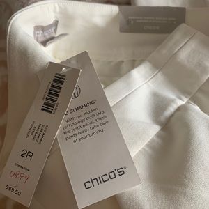 Chico’s size 2,  ivory slacks